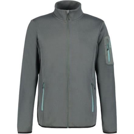 Icepeak Bredstedt Fleecesvest - Heren Lange rits fleece - Dark Olive
