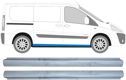 Reparatie dorpel voor Citroen Jumpy 2007-2016 / Links + Rechts / Set