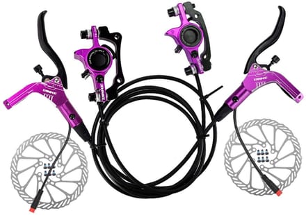 Dailygoods - Hydraulische Fiets Schijfremset met 160 mm Rotors voor E-Bikes