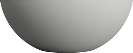 Waskom Arcqua Prince Opbouw 38x14 cm Rond Glans Wit