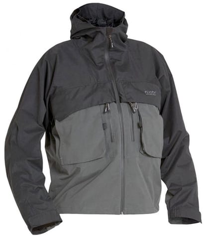 Fladen Authentic Wading jacket 2.0 grey/black L - Vis Jas