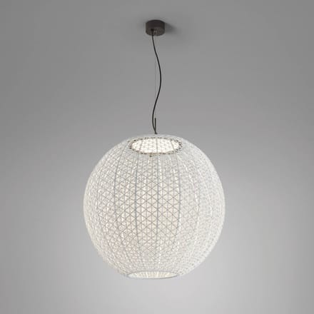 Bover Nans Sphere S/80 LED buiten hanglamp beige