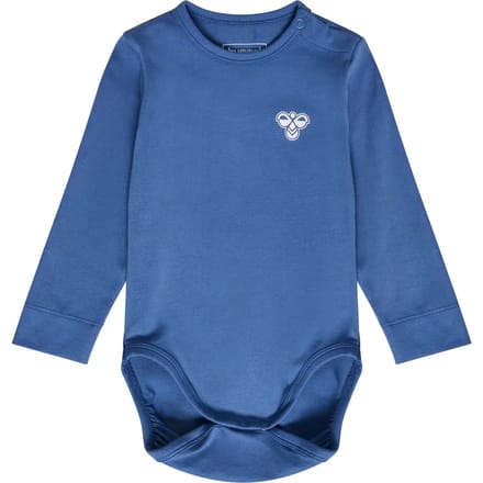 Baby romper met lange mouwen Hummel Solid Mini