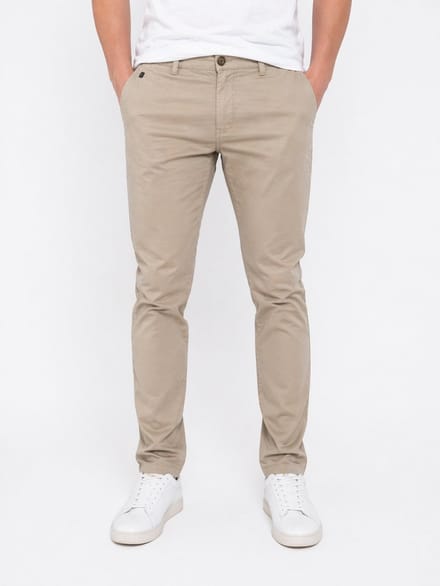 Vanguard - Chino V9 Stretch Beige- Heren - Maat W 34- L 34 - Regular