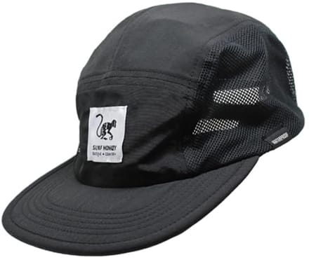 5-panel sportpet - Hardlooppet - Gerecycled - Waterdicht - Fluorvrije DWR-coating - Volwassenen (Zwart)