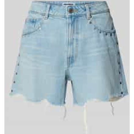 regular fit jeansshorts van puur katoen