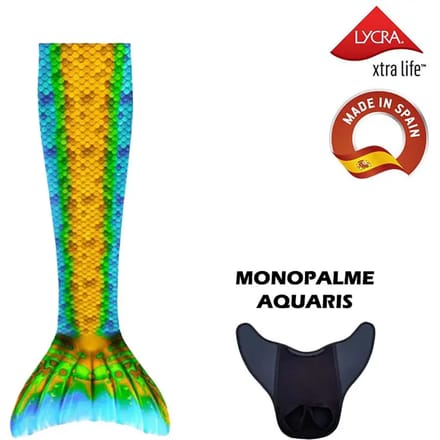 Zeemeermin kostuum met monovins Aquaris Kuaki Mermaids