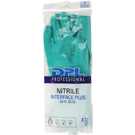 Nitrile Interface Plus Handschoen Groen Maat 9 XLarge 1 Handschoenen