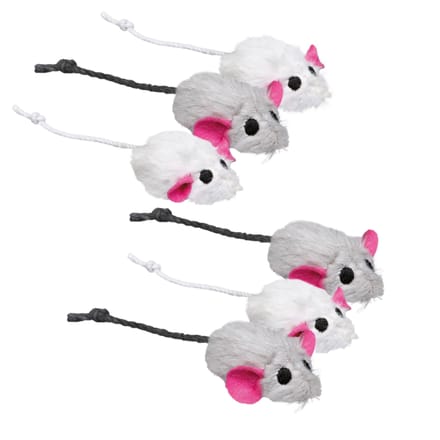 Pluche kattenspeeltje met kattenkruidkern Trixie (6x4)
