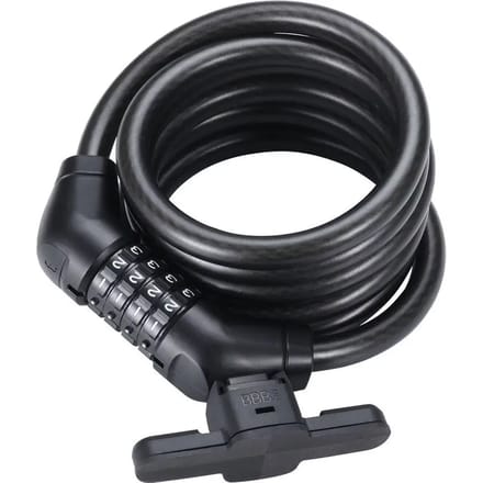 BBB Cycling CodeGuard Cable - Fietsslot met Instelbare Code - Lengte: 180CM - Dikte: 12MM - Kabelslot voor Stadsfiets, RaceFiets & Mountainbike - BBL-101B