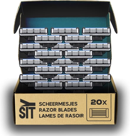 Ysit Scheermesjes 20 Stuks - compatibel met Gillette Mach 3 - Universele Scheermes - 3 blade