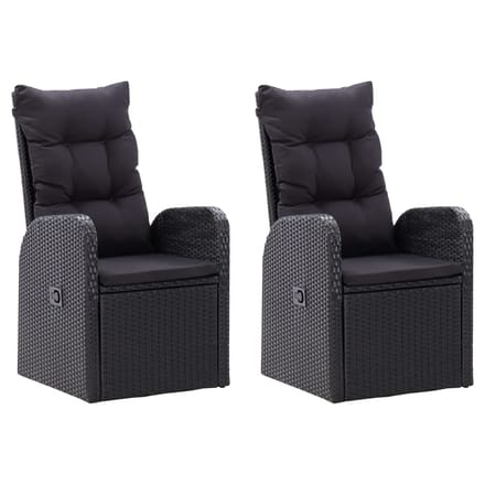 vidaXL - 5-delige - Tuinset - zwart