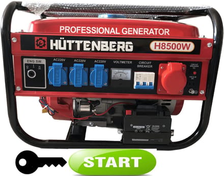 Huttenberg H8500W Stroomgenerator - Model 2025 | 220V / 380V