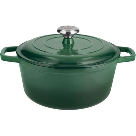 SILVERCREST Gietijzeren pan, Ø26 cm (groen)