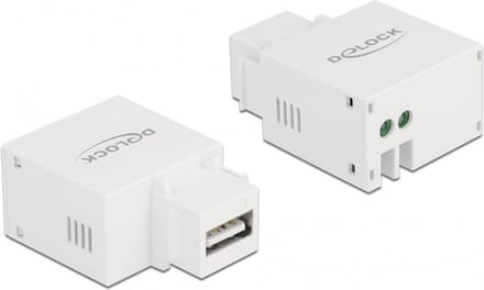 Keystone Module USB Type-A laadpoort 2.1 Ampere wit
