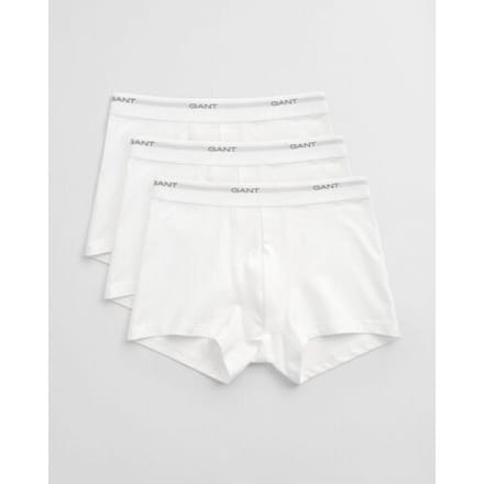 Gant Ondermode Core Trunk 3Pack Wit / male