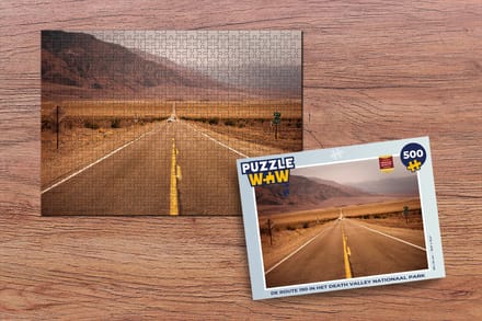 Puzzel De Route 190 in het Death Valley nationaal park - Legpuzzel - Puzzel 500 stukjes