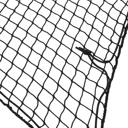 vidaXL - Aanhangwagennet - elastisch - touw - 4x2,5 - m - polypropeen - zwart