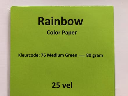 Rainbow Kl-76 medium groen 80 gram papier
