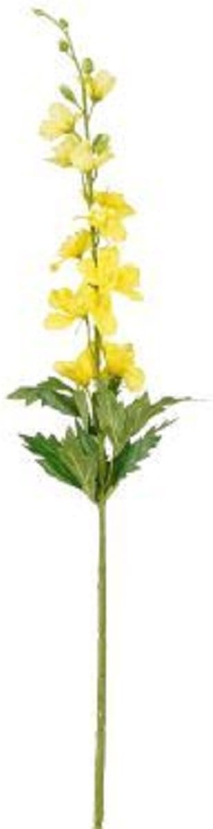 MICA DECORATIONS DELPHINIUM KUNSTBLOEM - H78 CM - GEEL