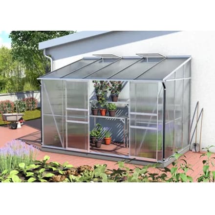 Vitavia Tuinkas Ida 6500 - Polycarbonaat 4mm - Aluminium - 324x201x221cm
