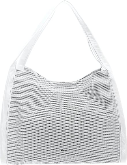 abro Schoudertas Leather Athene Shopper 24h White / Whitegold Wit