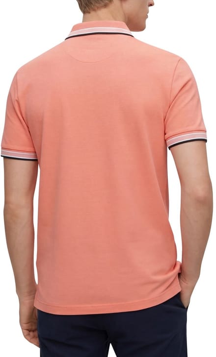 Hugo Boss poloshirt korte mouw oranje