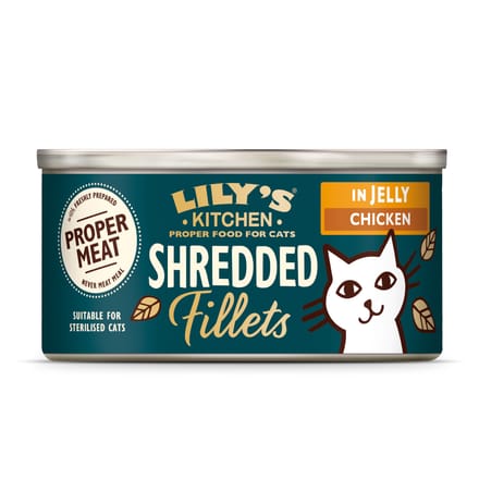 24x70g Lily's Kitchen Versnipperde Kipfilets Kattenvoer nat