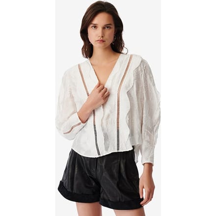 IRO Paris Kekoa Blouse In White Maat: M | Blouses Outlet | Dames | Wit