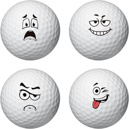 Grappige Golfbal Markers met Creatieve Uitdrukkingen - Stickers voor Golfballen