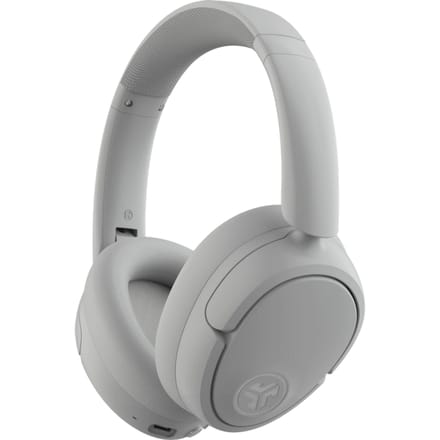 JLab Jbuds Lux ANC Draadloze Koptelefoon Bluetooth - Active Noise Cancelling Over Ear Hoofdtelefoon - 70 uur Batterijduur - Be Aware Audio - Multipoint - Aanpasbare Equalizer - Inklapbaar - Wit