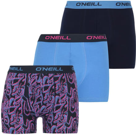 O'Neill - heren boxershorts 3-pack - graffiti art - maat XL
