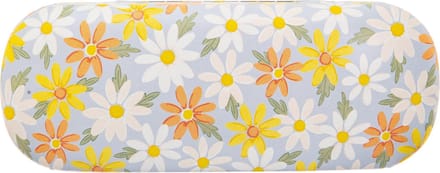 Brillenkoker bloemen, zonnebloem, blue daisy Sass & belle