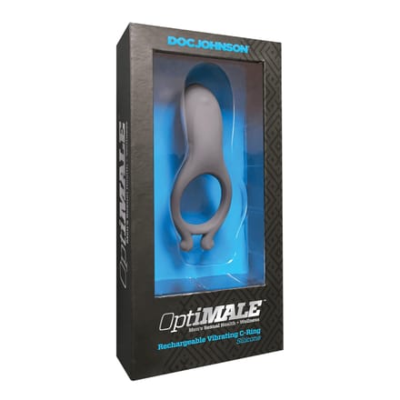 'OptiMale - Rechargeable Vibrating C-Ring', 4,6 cm