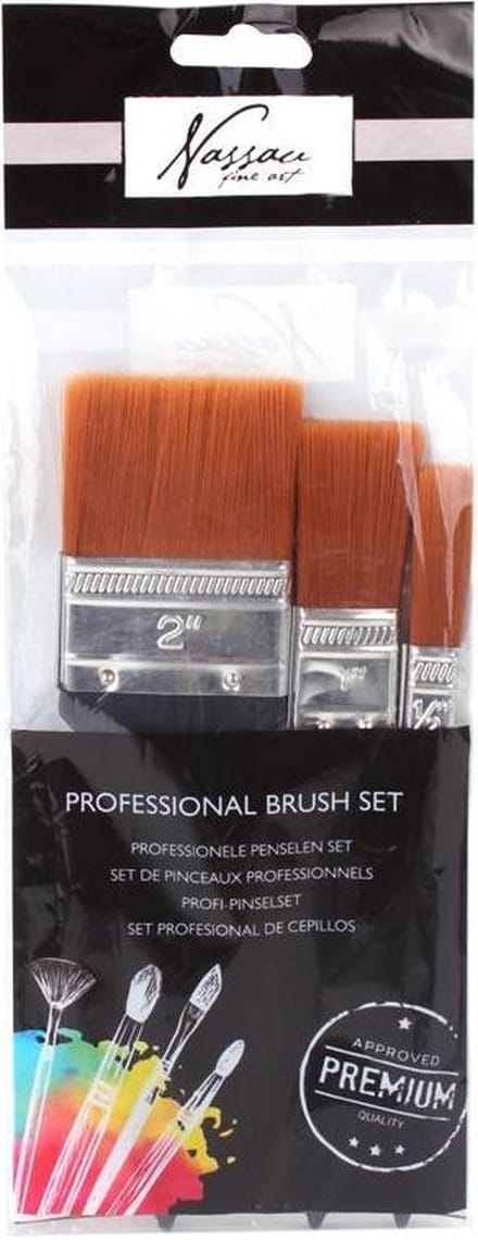 Nassau Spalter Penselenset 3 stuks