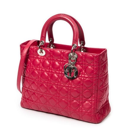Large Lady Dior Zip  Schoudertas