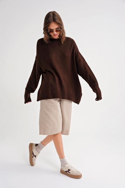 Oversized Gebreide Trui