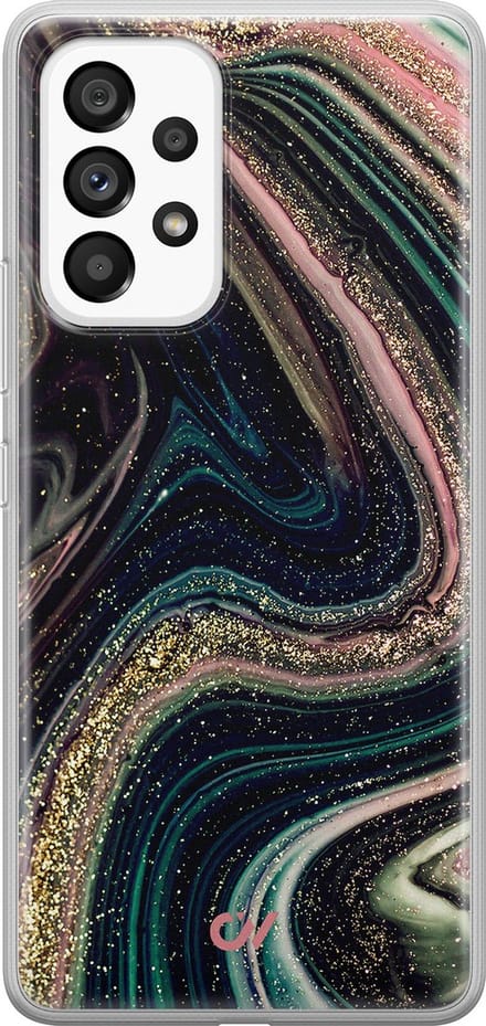 Hoesje geschikt voor Samsung Galaxy A53 hoesje - Marble Twilight - - Multi - - Casevibes