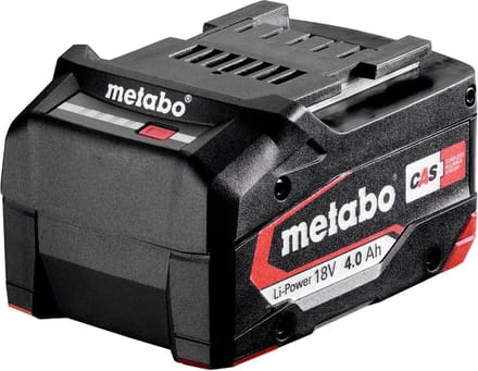 Metabo 18 Volt Li-Power accu 4,0 Ampere Origineel 625027000