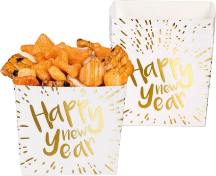 Boland - Set 6 Bakjes 'Happy New Year' - Geen thema