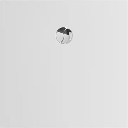 Allibert - Douchebak - Karbon 90 X 90 Cm - Polybeton - Wit