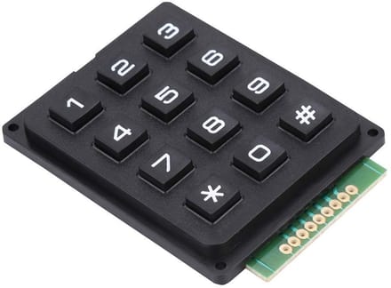 Dailygoody - Mini Numeric Keyboard - 12 toetsen - Compact en handig - USB aangesloten - Draadloos toetsenbord - Geschikt voor microcontrollers -
