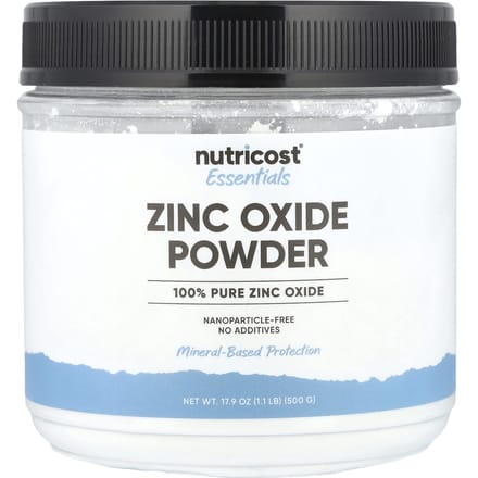 Nutricost, Essentials, poudre d'oxyde de zinc, 500 g (500 g)