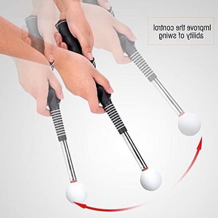 Golf Warm-Up Swing Trainer Stok - Telescopische Trainingstool voor Beginners met Grip en Precisie