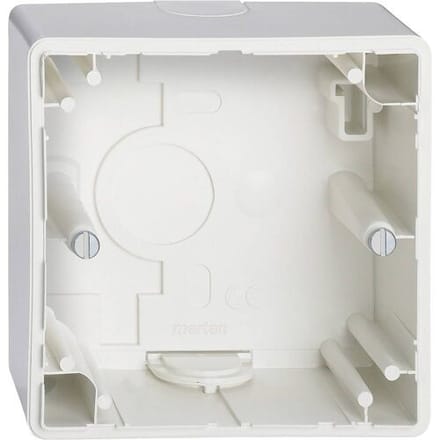Schneider- Electric Schneider Electric Systeem-M opbouwbehuizing 1-voudig Glanzend wit