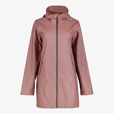 Mountain Peak lange dames regenjas roze - Maat L