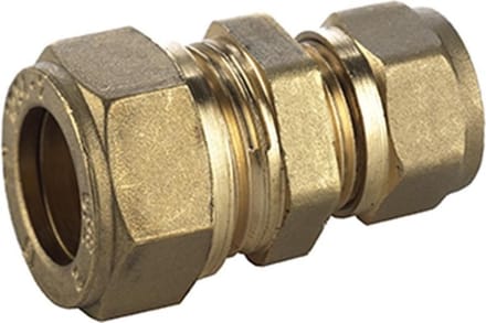 Knelkoppeling Messing 980 - 10 x 12 mm