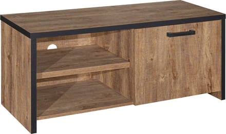 Belfurn - TV-meubel Eunice in decor mango bruin en zwart