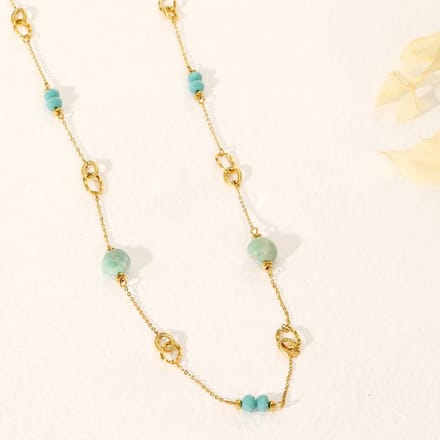 Lange Ketting met Stenen – Elegant & Veelzijdig | Twinolo