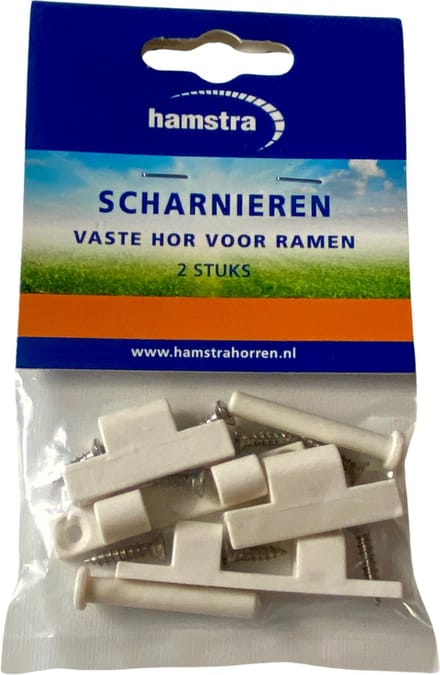Hamstra scharnieren wit 2 stuks